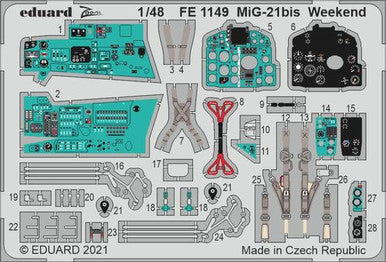 Eduard FE1149 1/48 MiG-21bis Weekend for Eduard