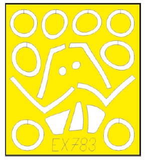 Eduard EX783 1/48 Mask Aircraft- Sabre F4 for ARX