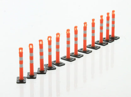 3D To Scale 64-108-OR 1/64 Lane Delineation Markers, 12 Pack
