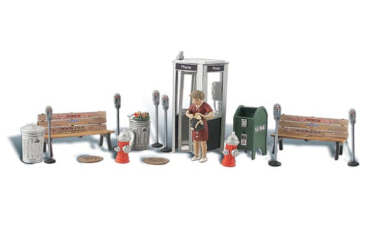 Woodland Scenics A1941 HO Scale Street Accessories