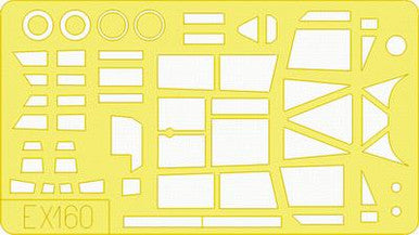 Eduard EX160 1/48 Mask PZL-23 Karas for Mirage Canopy Mask Set