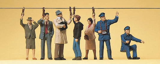 Preiser 10405 HO Scale Street Car Crew & Pedestrians Set