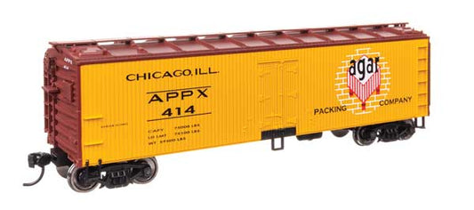 Walthers Mainline 910-41304 HO Scale 40' Wood Reefer RTR Agar #414