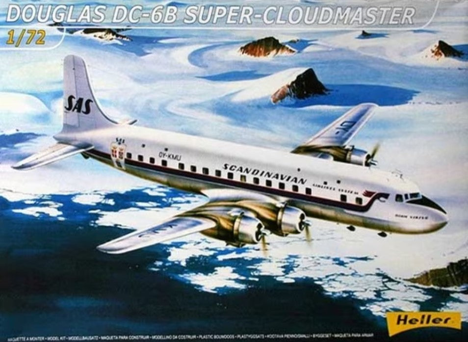 Heller 80315 1/72 DC6B Super Cloudmaster Aircraft