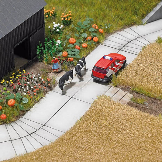 Busch 8790 TT Scale Concrete Pavement Slabs -- Each: 1-11/16 x 13/16" (27)