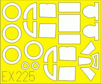Eduard EX225 1/48 Mask Lavochkin La-5FN for Zvezda Canopy Mask Set