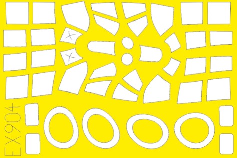 Eduard EX904 1/48 Mask Aircraft- F4F4 TFace for EDU