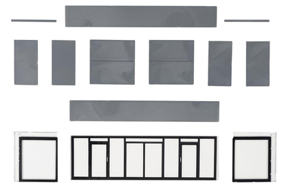 Faller 180896 HO Scale Goldbeck Entrance Canopy & Glazing