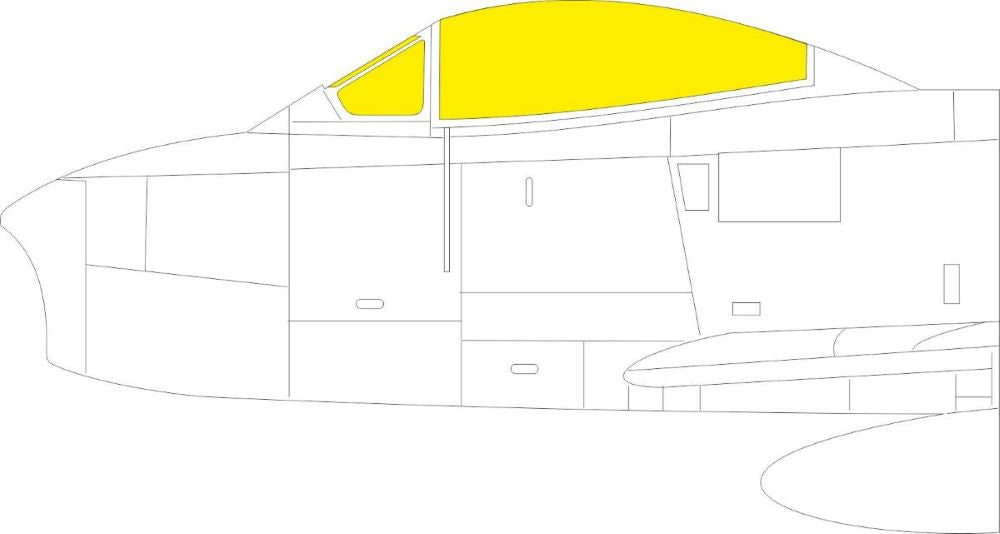 Eduard EX1076 1/48 Mask Aircraft- F86A for CPP