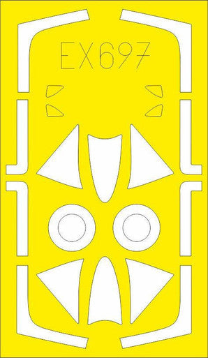 Eduard EX697 1/48 Mask Hunter F-4/F-5 TFace Canopy Mask Set for AIR