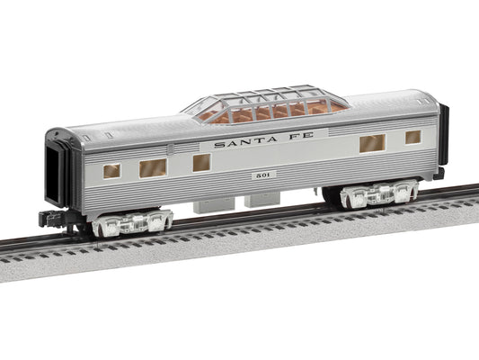 Lionel 2227240 O Gauge Santa Fe Chief #501 Add-On Vista Dome