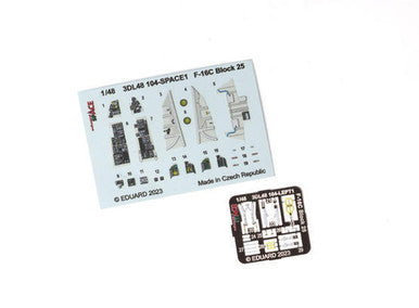 Eduard 3DL48104 1/48 F-16C Block 25 Space for Kinetic