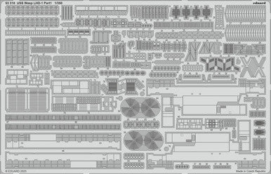 Eduard 53318 1/350 USS Wasp LHD-1 Part 1 Photo Etch for TRUMPETER