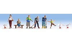 Walthers SceneMaster 949-6071 HO Farmers 6 Figures with Accessories