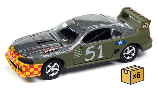Johnny Lightning JLSP295-B-CASE 1/64 Scale 1990S Ford Mustang Race Car