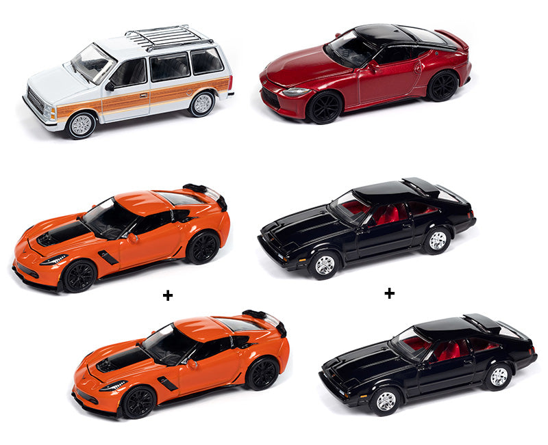 Auto World 64442-A-CASE 1/64 Premium 2024 Release 2A Diecast Car Set