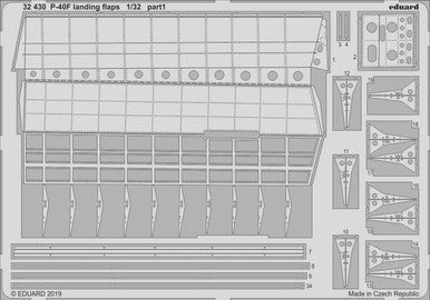 Eduard 32430 1/32 P-40F Landing Flaps for Trumpeter