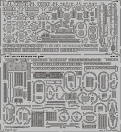 Eduard 53072 1/350 Yamato Photo Etch Set (For Tamiya New Kit)