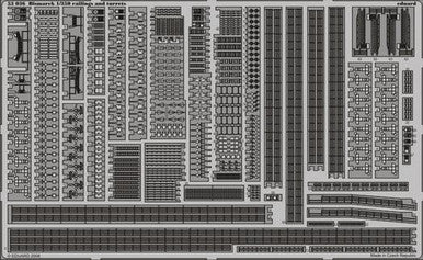 Eduard 53036 1/350 Bismarck Railings & Turrets for RMG