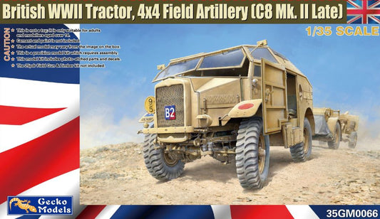 Gecko Models 350066 1/35 WWII British C8 Quad Mk II Late 4x4 Field Artillery Tra