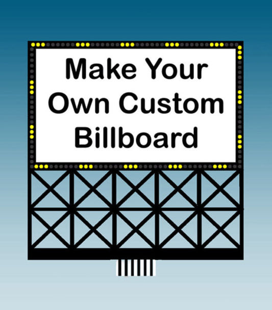 Miller Engineering 882351 O/HO Scale Custom Billboard Large