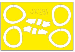 Eduard JX281 1/32 Mask Aircraft- D510 for DWN