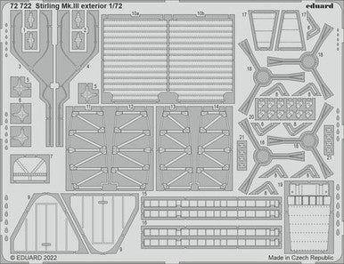 Eduard 72722 1/72 Stirling Mk.III Exterior for Italeri