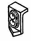 Details West HL-137 HO Scale Nose-Mounted Lights -- Mars