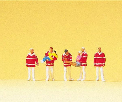 Preiser 79196 N Scale Working People Paramedics pkg(4)