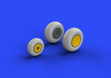Eduard 648258 1/48 Wheels for Academy (PE & Resin)
