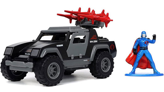 Jada Toys 33085 GI Joe Stinger with Cobra Commander Figure