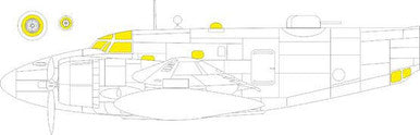 Eduard EX945 1/48 Mask PV-1 TFace Canopy Mask Set for Academy