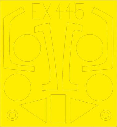 Eduard EX445 1/48 Mask Fw 190D for Hobby Boss Canopy Mask Set