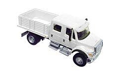 Walthers SceneMaster 949-11880 HO Intl 7600 Crew Cab Stake Truck