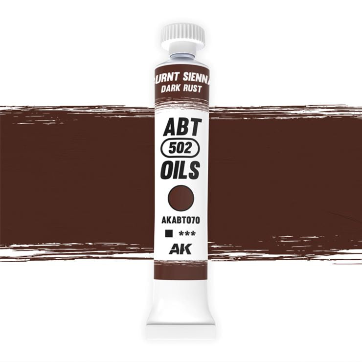 Abteilung 502 70 Dark Rust Oil Paint 20ml Tube