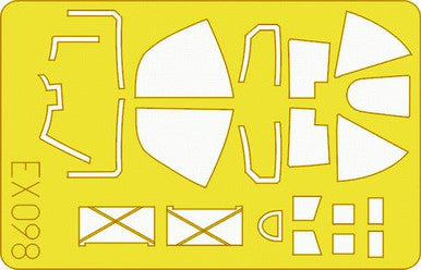 Eduard EX098 1/48 Mask P-38 for Academy Canopy Mask Set