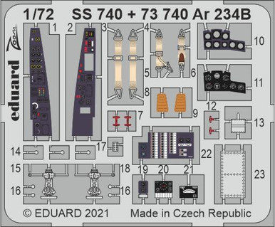 Eduard 73740 1/72 for DML &Hobby 2000 (Pre-Painted)