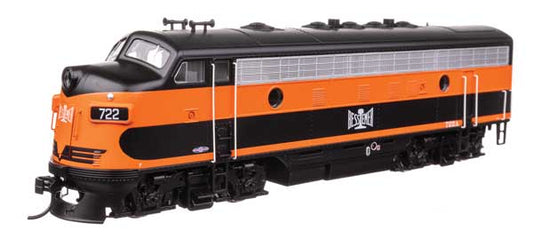 Walthers Mainline 910-11401 HO Scale EMD F7 A-B Set Standard DC BLE #722A/722B