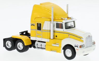 Brekina 85927 1/87 1984 Kenworth T-600 Blue Diecast Truck