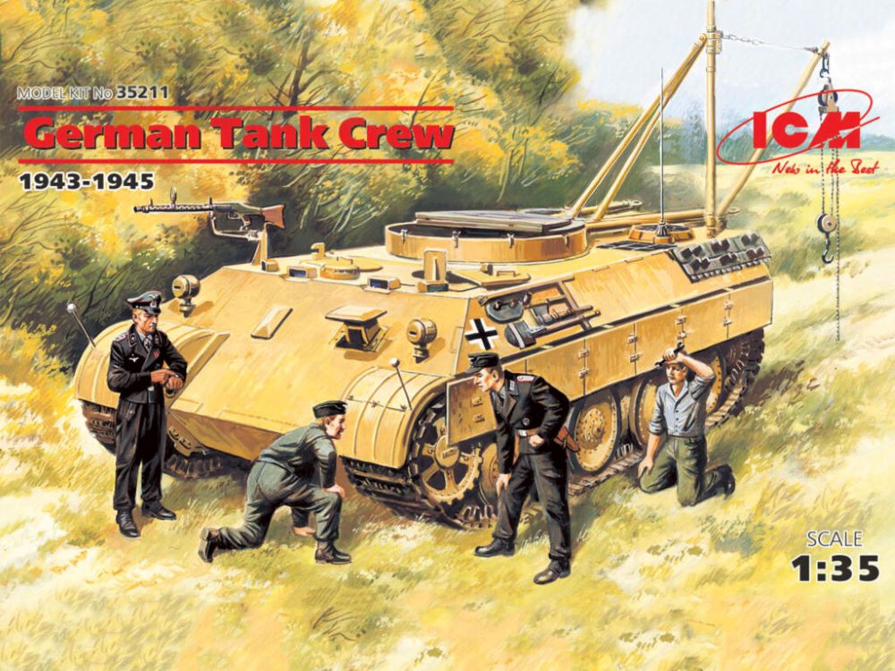 ICM Models 35211 1/35 WWII German Tank Crew (4)