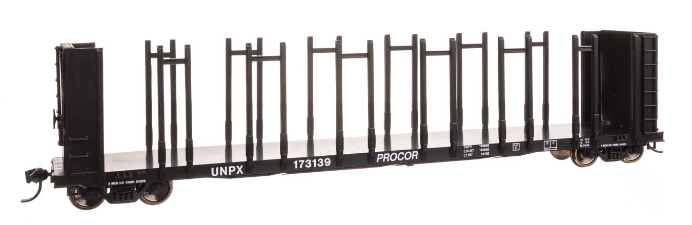 Walthers Mainline 50818 HO Scale 63' Pulpwood Flatcar - Ready to Run -- UNPX #17