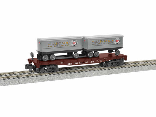 Lionel 1919261 S Gauge American Flyer Seaboard Flatcar #47152