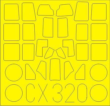 Eduard CX320 1/72 Paint Mask for TAMIYA A6M5 Canopy Mask Set