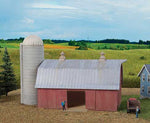 Walthers Cornerstone 3892 N Meadowhead Barn and Silo Kit
