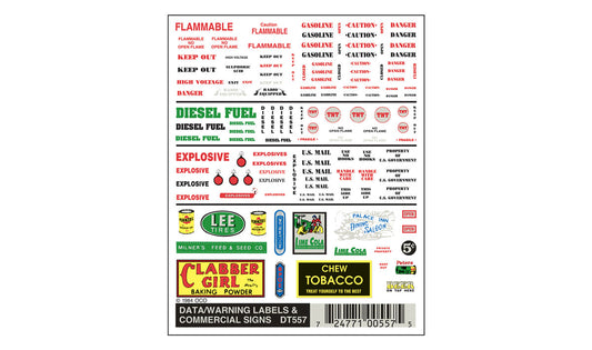 Woodland Scenics DT557 All Scale Data, Warning Labels and Commercial