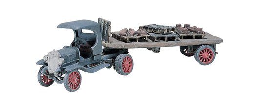 Woodland Scenics D244 All Scale Flat Bed & Tractor (Diamond T) HO