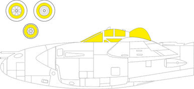 Eduard CX611 1/72 Mask P38M for DML & Hobby 2000 Canopy Mask Set