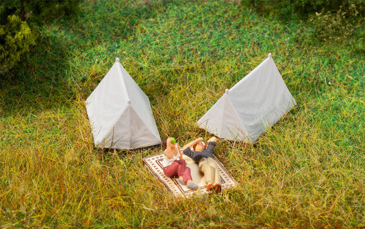 Faller 180987 HO Scale 4 Camping Tents Set