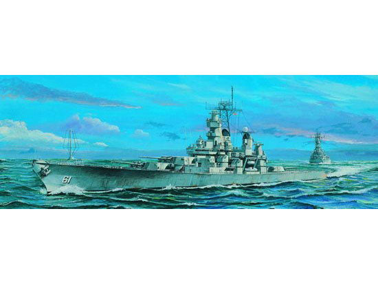 Trumpeter Scale Models 5701 1/700 USS Iowa BB61 Battleship 1984