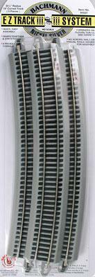 Bachmann 44507 HO Scale E-Z Track Curved Track Nickel Silver Gray